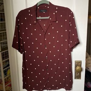 Mens Allsaints button down shirt